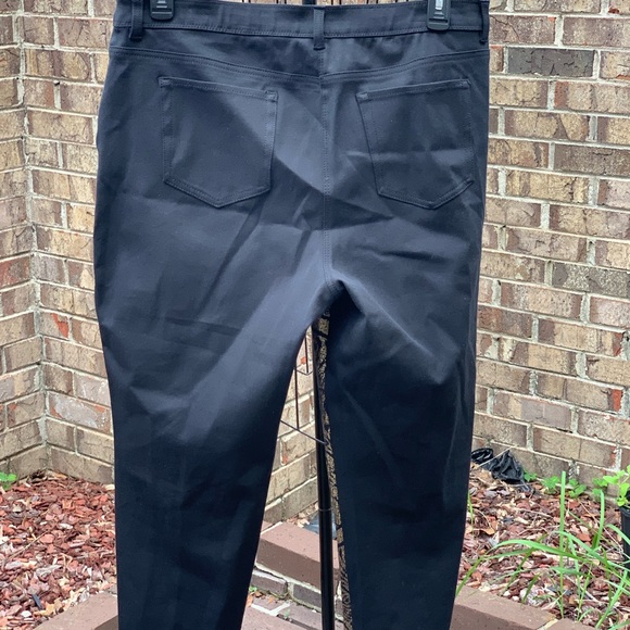 GOLD JACQUARD STRAIGHT-LEG PANTS - Picture 6 of 11